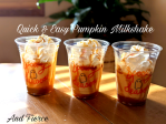 Quick & Easy Pumpkin Milkshake Recipe